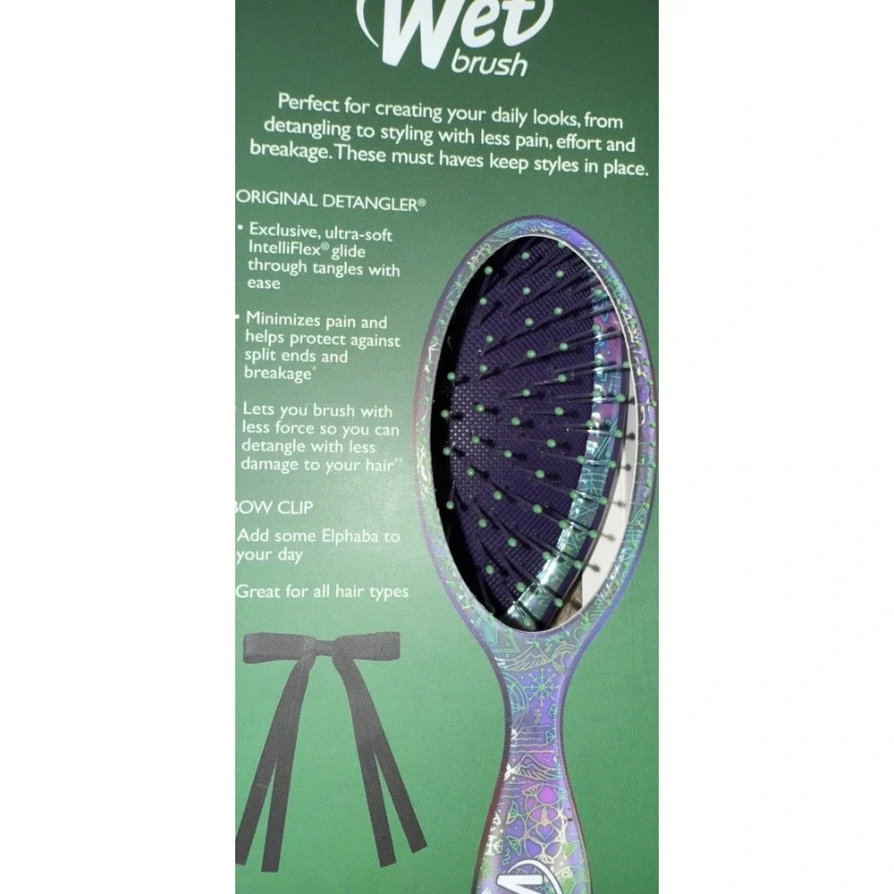 Lot Of 2! Wet Brush Wicked Detangler, Bow Clip & Scrunchie Beautiful Ozmopolitan
